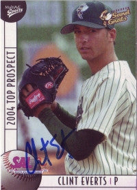 Clint Everts 2004 South Atlantic League Top Prospect (Autograph)