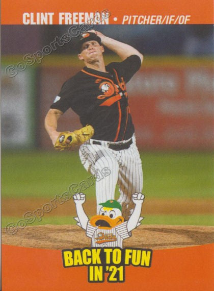 2021 Long Island Ducks Clint Freeman