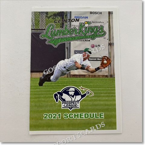 2021 Clinton LumberKings Pocket Schedule