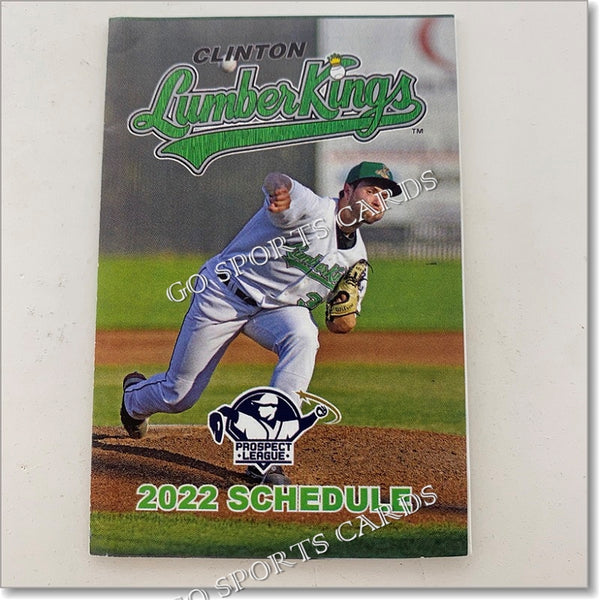 2022 Clinton LumberKings Pocket Schedule (Ryan Miller)