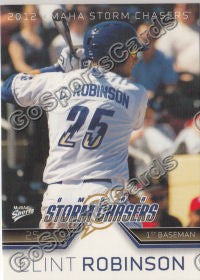 2012 Omaha Storm Chasers Clint Robinson