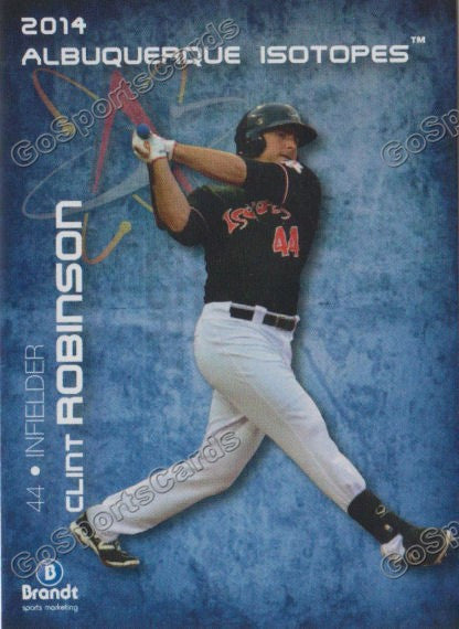 2014 Albuquerque Isotopes Clint Robinson