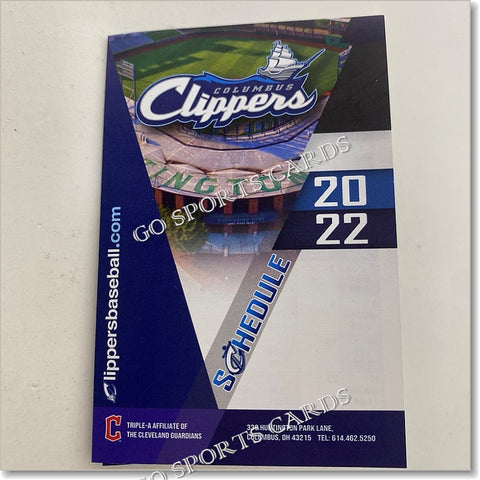 2022 Columbus Clippers Pocket Schedule 