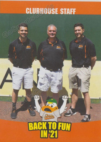 2021 Long Island Ducks Clubhouse Staff