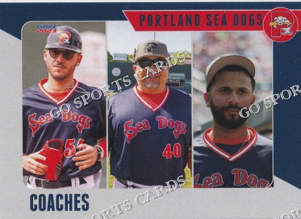 2023 Portland Sea Dogs Pablo Cabrera Mickey Jiang Justin Frometa