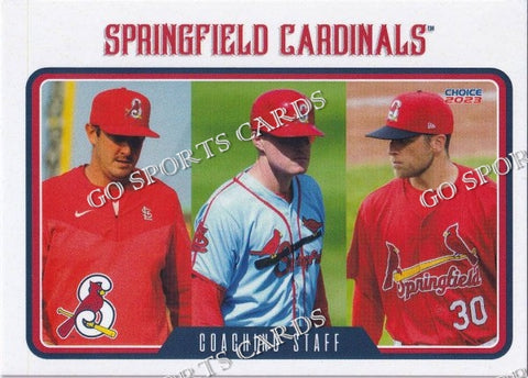 2023 Springfield Cardinals Eric Peterson Brock Hammit Will Hawks