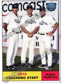 2010 Mobile BayBears Rico Brogna Turner Ward Dan Carlson