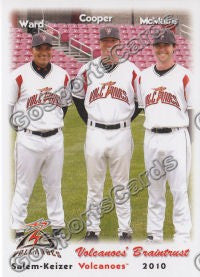 2010 Salem Keizer Volcanoes Ricky Ward Brian Cooper Derin McMains Chris McKenna