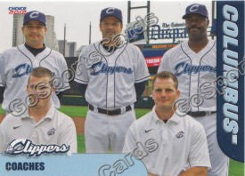 2012 Columbus Clippers Ruben Niebla Phil Clark Mike Sarbaugh James Quinlan Todd Kubacki