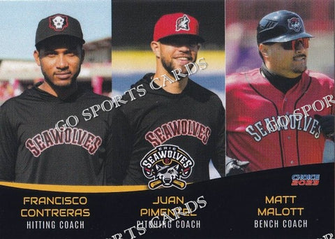 2023 Erie SeaWolves Francisco Contreras Juan Pimentel Matt Malott