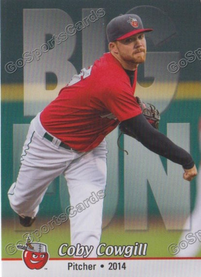 2014 Fort Wayne TinCaps Coby Cowgill