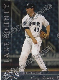 2012 Lake County Captains Cody Anderson