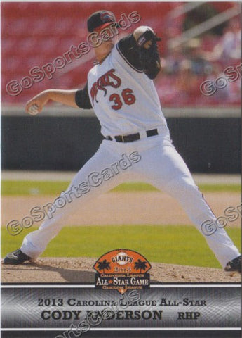 2013 Carolina League All Star Cody Anderson