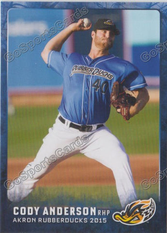 2015 Akron Rubberducks Cody Anderson