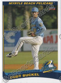 2012 Myrtle Beach Pelicans Cody Buckel