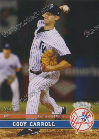 2017 Tampa Yankees Cody Carroll