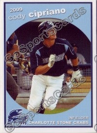 2009 Charlotte Stone Crabs Cody Cipriano