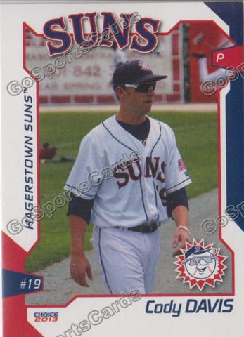 2013 Hagerstown Suns Cody Davis