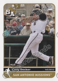 2012 San Antonio Missions Cody Decker