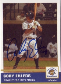 Cody Ehlers 2005 GrandStand Charleston RiverDogs (Autograph)