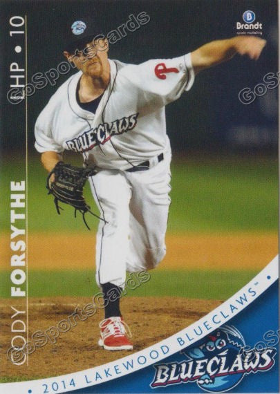 2014 Lakewood BlueClaws Cody Forsythe