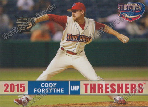 2015 Clearwater Threshers Cody Forsythe