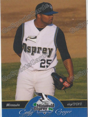 2013 Missoula Osprey Cody Geyer