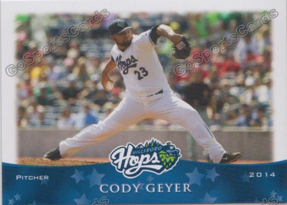 2014 Hillsboro Hops Cody Geyer