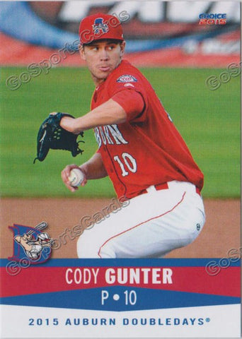 2015 Auburn Doubledays Cody Gunter