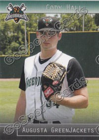 2012 Augusta GreenJackets Cody Hall