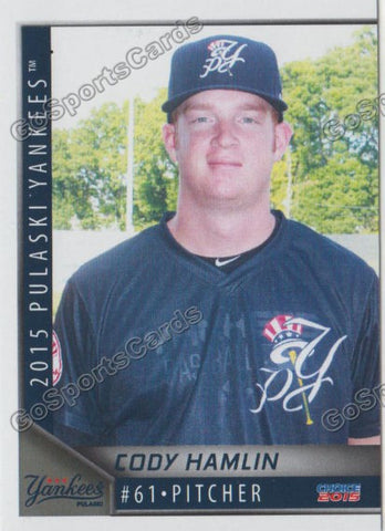 2015 Pulaski Yankees Cody Hamlin
