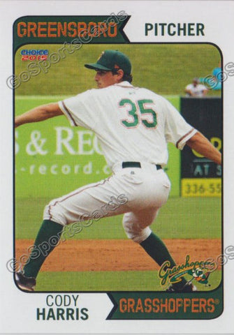 2015 Greensboro Grasshoppers Cody Harris