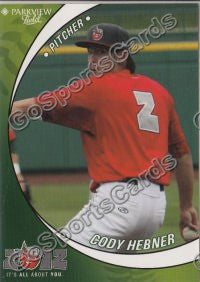 2012 Fort Wayne Tincaps Cody Hebner