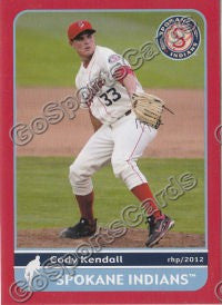 2012 Spokane Indians Cody Kendall