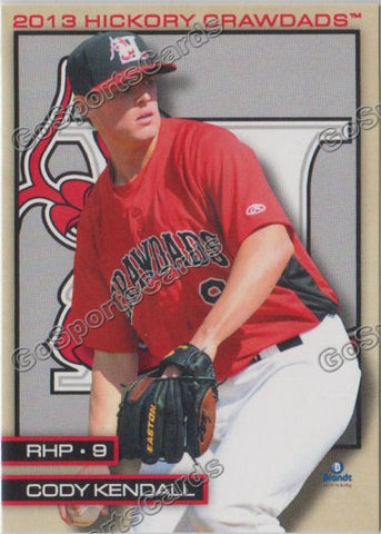 2013 Hickory Crawdads Cody Kendall
