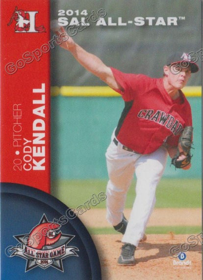 2014 South Atlantic League All Star ND Cody Kendall