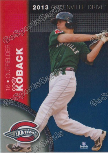 2013 Greenville Drive Cody Koback