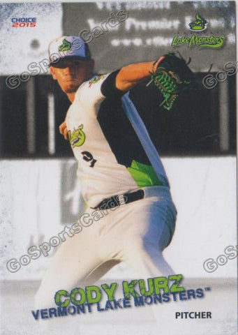 2015 Vermont Lake Monsters Cody Kurz