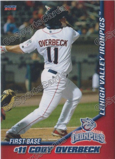 2013 Lehigh Valley IronPigs Cody Overbeck