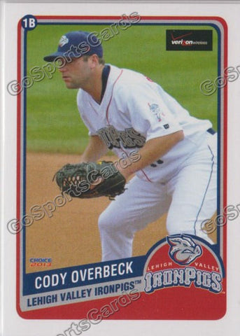 2013 Lehigh Valley IronPigs SGA 2nd Cody Overbeck