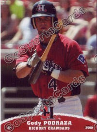 2009 Hickory Crawdads Cody Podraza