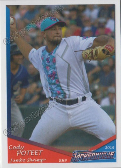 2019 Jacksonville Jumbo Shrimp Cody Poteet