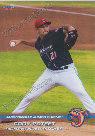 2021 Jacksonville Jumbo Shrimp Cody Poteet