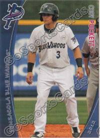 2012 Pensacola Blue Wahoos Cody Puckett