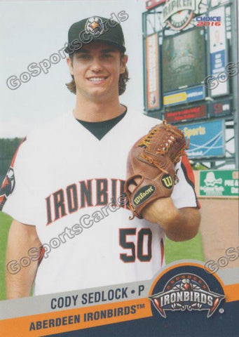 2016 Aberdeen Ironbirds Cody Sedlock