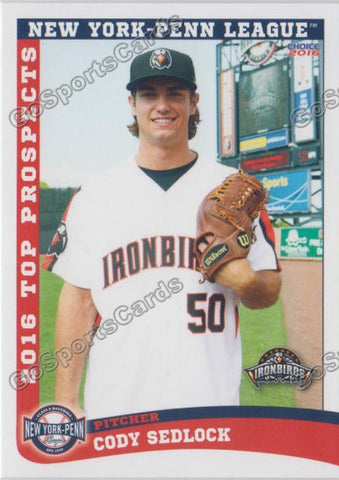 2016 New York Penn League Top Prospect NYPL Cody Sedlock