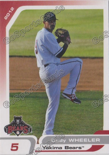 2012 Yakima Bears Cody Wheeler