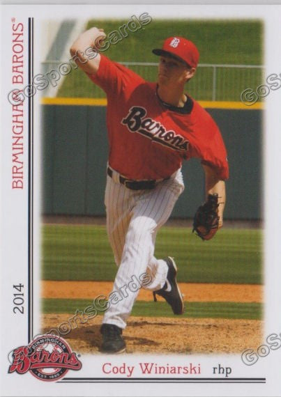 2014 Birmingham Barons Cody Winiarski