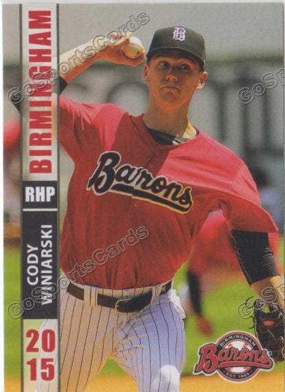 2015 Birmingham Barons Cody Winiarski