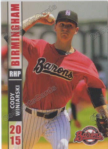 2015 Birmingham Barons Cody Winiarski